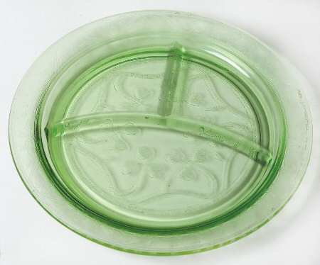 Cloverleaf Green Grill Plate