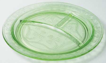Cloverleaf Green Grill Plate