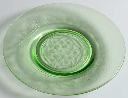 Cloverleaf Green Bread & Butter Plate