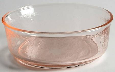 Cloverleaf Pink Small Fruit Dessert Bowl