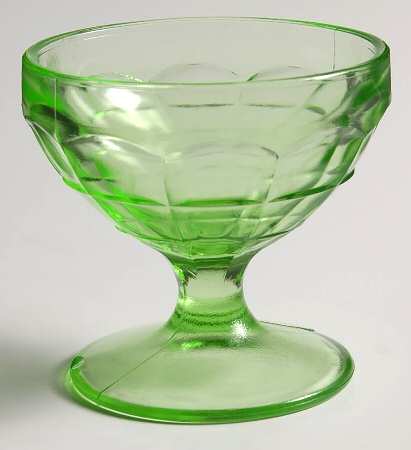 Colonial Block Green Champagne/Tall Sherbet