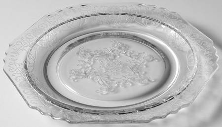 Florentine 1 Clear Bread & Butter Plate