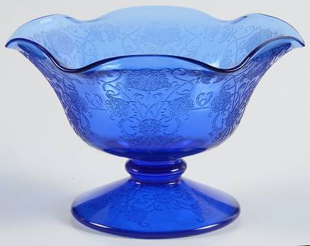 Florentine 1 Cobalt Blue Comport