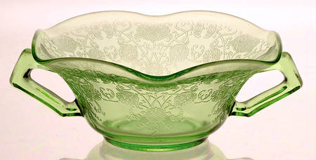 Florentine 1 Green Cream Soup/Nut Bowl