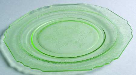 Florentine 1 Green Dinner Plate