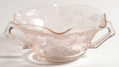 Florentine 1 Pink Cream Soup/Nut Bowl