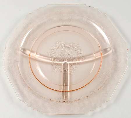 Florentine 1 Pink Grill Plate
