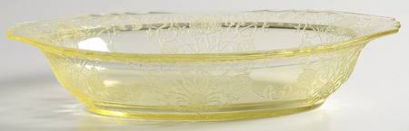Florentine 1 Yellow Oval Vegetable Bowl