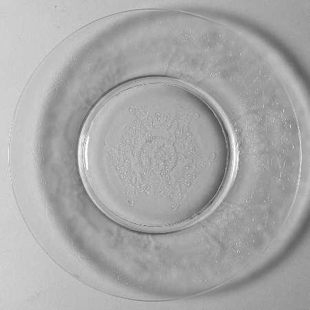 Florentine 2 Clear Dinner Plate
