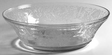Florentine 2 Clear 8" Large Fruit Bowl
