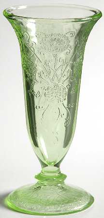 Florentine 2 Green 6" Parfait Vase