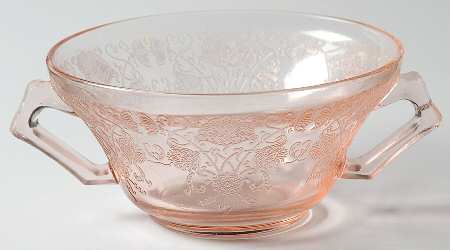 Florentine 2 Pink Cream Soup Bowl