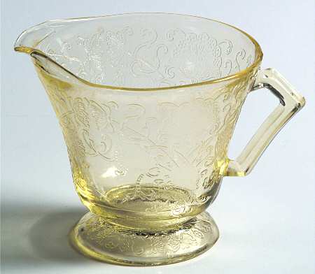 Florentine 2 Yellow Creamer