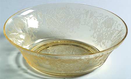 Florentine 2 Yellow 8" Large Fruit Bowl
