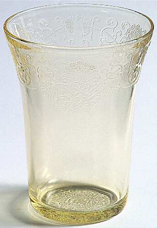 Florentine 2 Yellow 9 Oz Flat Tumbler
