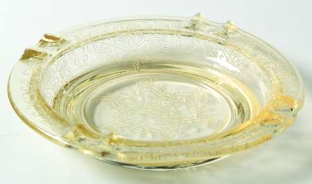 Florentine 2 Yellow 5" Ashtray
