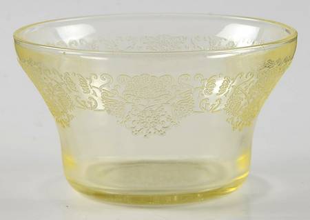 Florentine 2 Yellow Custard Cup