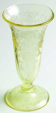 Florentine 2 Yellow 6" Parfait Vase