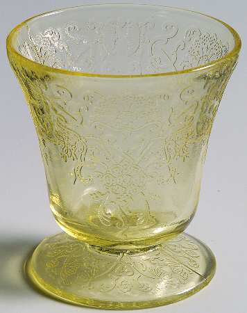 Florentine 2 Yellow Juice Glass