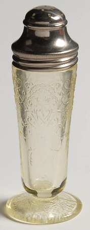 Florentine 2 Yellow Footed Shaker & Metal Lid