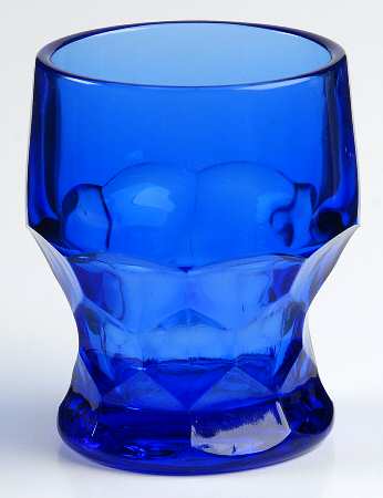 Georgian Blue Flat Juice Glass