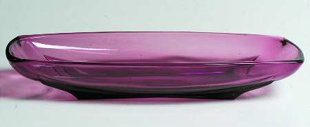 Moroccan Amethyst 9" Rectangular Bowl by Hazel-Atlas