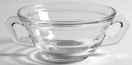 Moderntone Clear Cream Soup Bowl by Hazel-Atlas