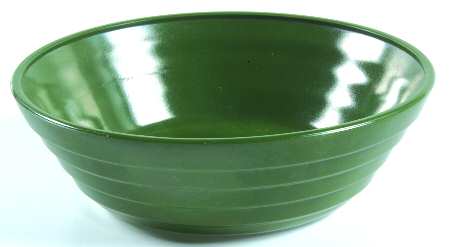 Moderntone Platonite Green 8" Round Vegetable Bowl