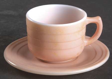 Moderntone Little Hostess Light Pink Child's Cup & Saucer Set