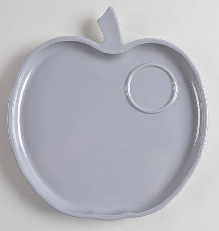 Ovide Grey Snack Plate No Cup by Hazel-Atlas
