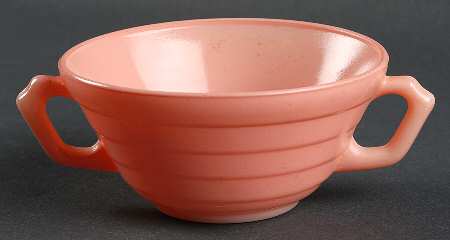 Moderntone Platonite Pastel Pink Cream Soup Bowl