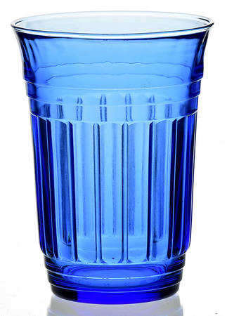 New Century Cobalt Blue 8 Oz Flat Tumbler