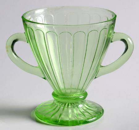 Ribbon Green Footed Open Sugar