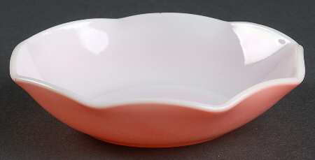 Ripple Pink Small Fruit Dessert Bowl