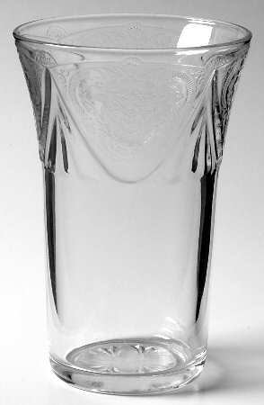 Royal Lace Clear 12 Oz Flat Tumbler