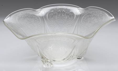 Royal Lace Clear 10" Ruffled Bowl