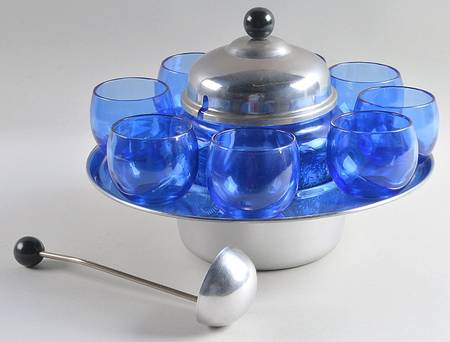 Royal Lace Cobalt Blue (12 Piece) Toddy/Cider Set