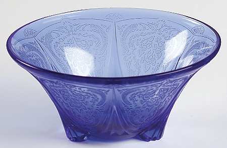 Royal Lace Cobalt Blue Nut Bowl