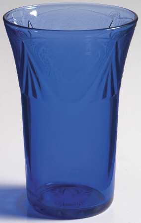 Royal Lace Cobalt Blue 10 Oz Flat Tumbler