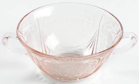 Royal Lace Pink Cream Soup Bowl