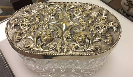 Chartres (Cut) Metal Lid for 5" Oval Box