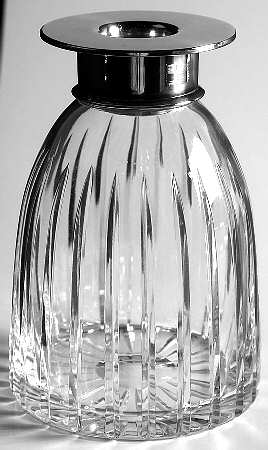 Fantasy (Cut) 4" Single Light Candlestick