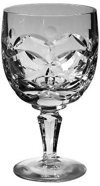 Faro (Cut) Water Goblet