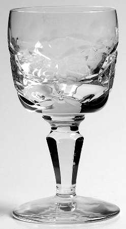 Faro (Cut) Cordial Glass