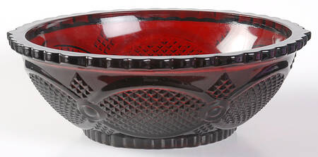 Cape Cod Ruby 8" Round Bowl