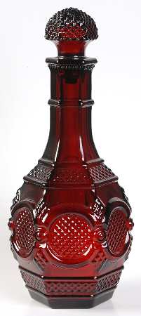 Cape Cod Ruby Decanter & Stopper