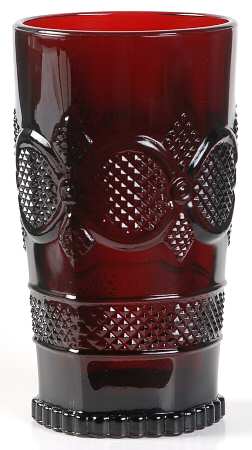 Cape Cod Ruby 12 Oz Flat Tumbler
