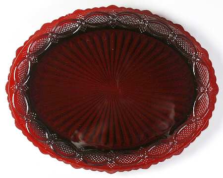 Cape Cod Ruby 13" and Over, Platter