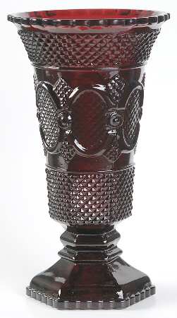 Cape Cod Ruby 8" Flower Vase