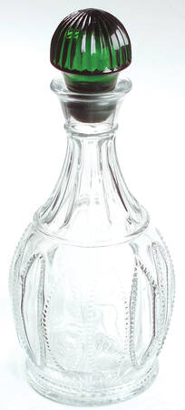 Emerald Accent Decanter & Stopper